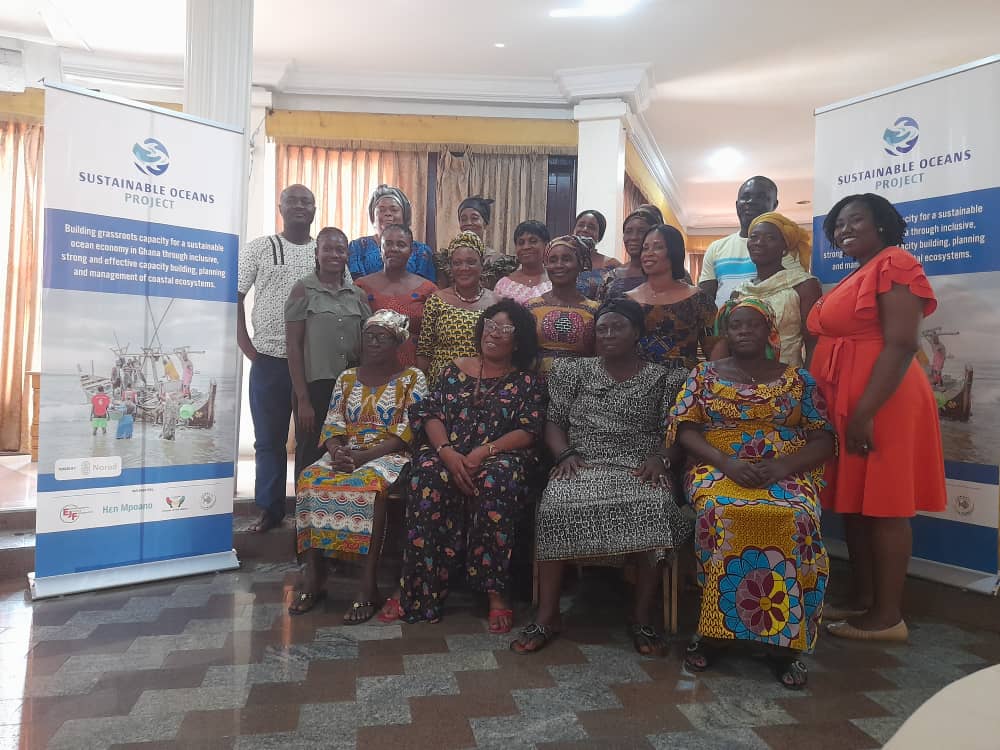 A day training on Empowering National Fish Processors and Traders' Association.